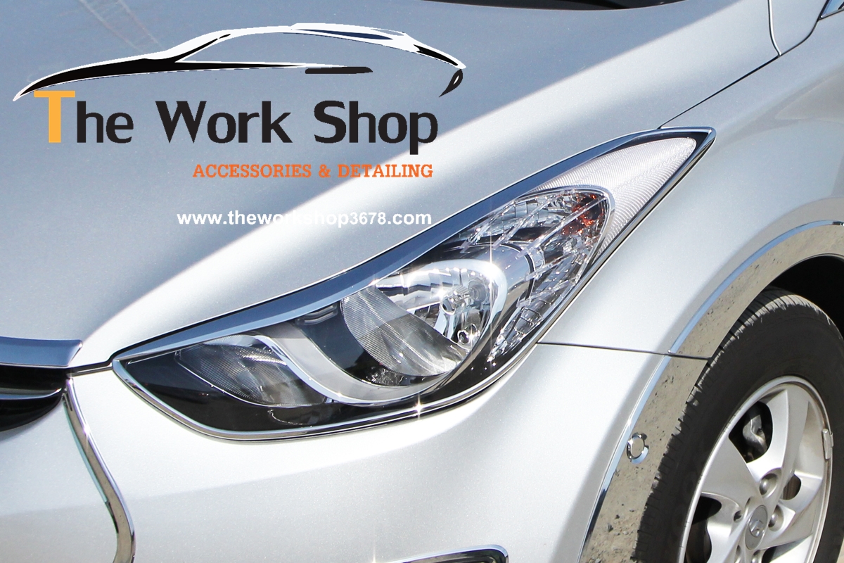 Head Lamp Garnish for Elantra ( โครเมี่ยมแต่งไฟคู่หน้า )