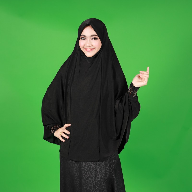 ฮิญาบผู้ใหญ่ สีดำ