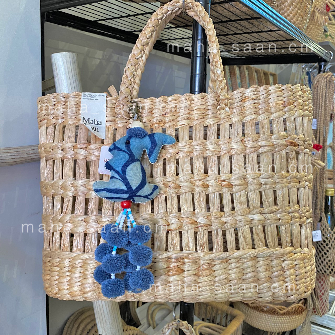 พวงกุญแจผ้า handmade ช้าง ม้า ปลา เต่า กระต่าย ตกแต่งลวดลาย ห้อยกระเป๋า ของฝาก ของขวัญ Keychian