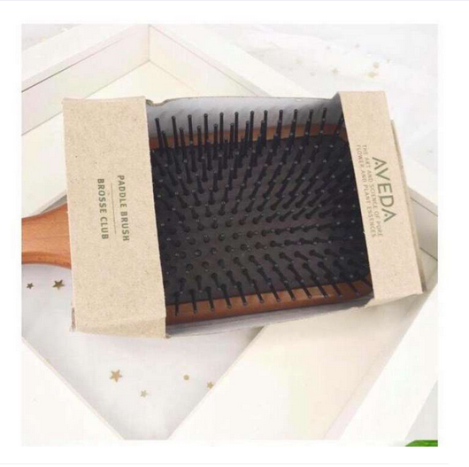 แท้/แปรงหวีผม AVEDA Wooden Paddle Brush หวีที่ผลิตเพื่อดูแลหนังศีรษะ ช่วยลดการขาดหลุดร่วงและการพันกัน
