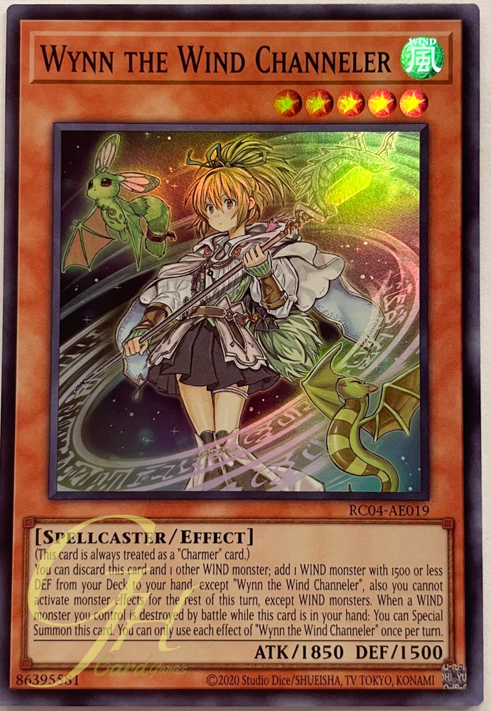 Yugioh [RC04-AE019] Wynn the Wind Channeler (Super Rare)