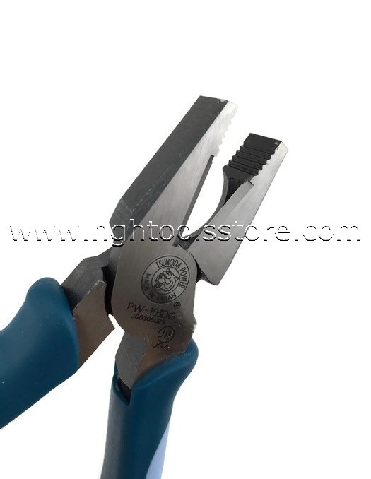 คีมปากจิ้งจก เพาเวอร์ ขนาด 8" ยี่ห้อ TSUNODA ญี่ปุ่น