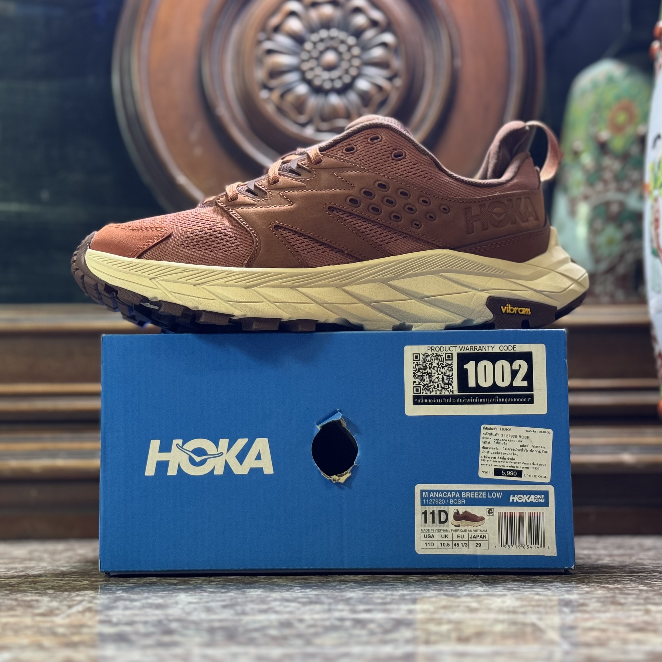 รองเท้าเดินป่า HOKA Anacapa Breeze Low ‘Baked Clay’ (M7-15US)