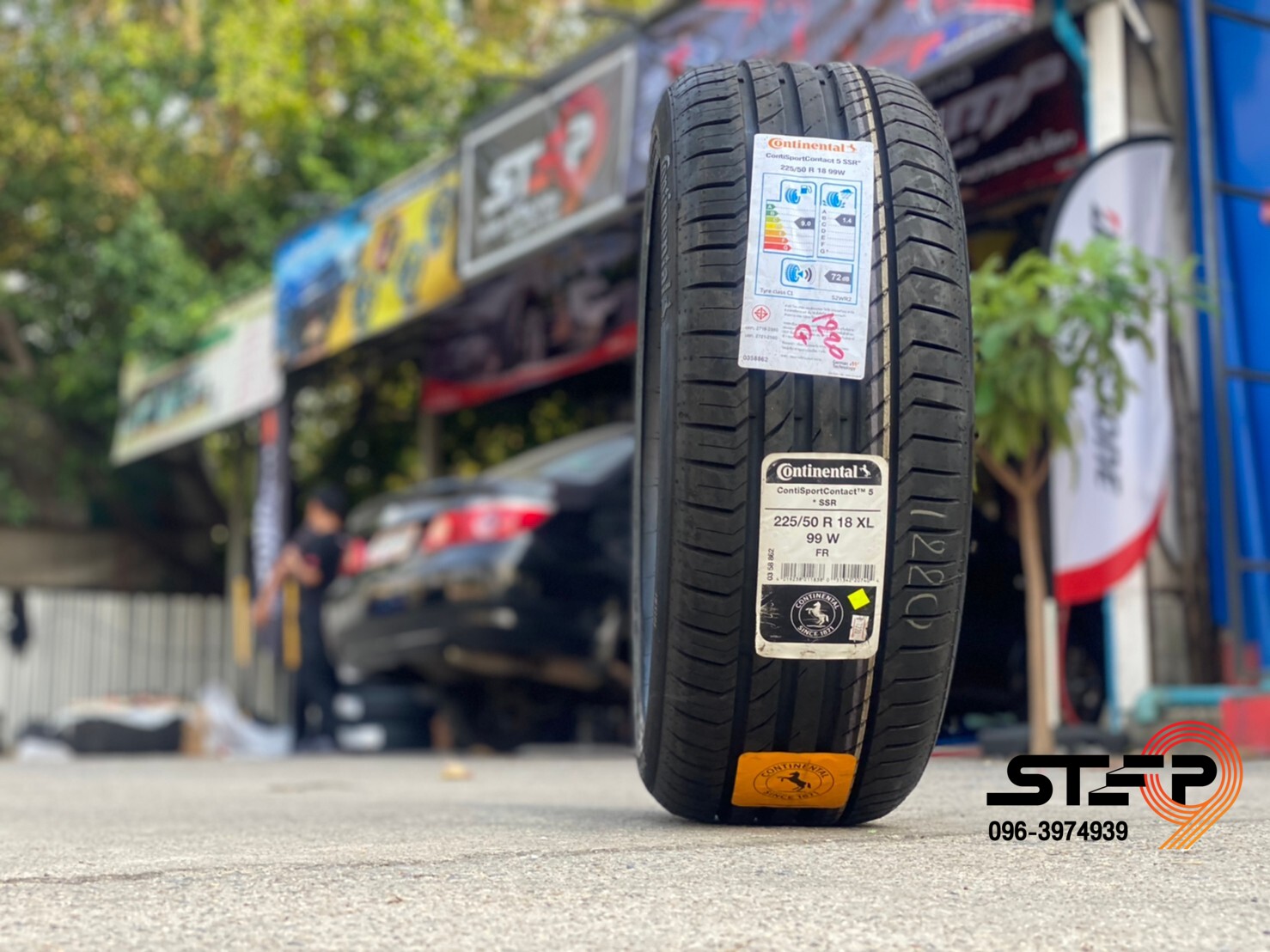 CONTINENTAL CONTACT5 SSR ยาง RUNFLAT ราคาพิเศษ ที่ STEP9