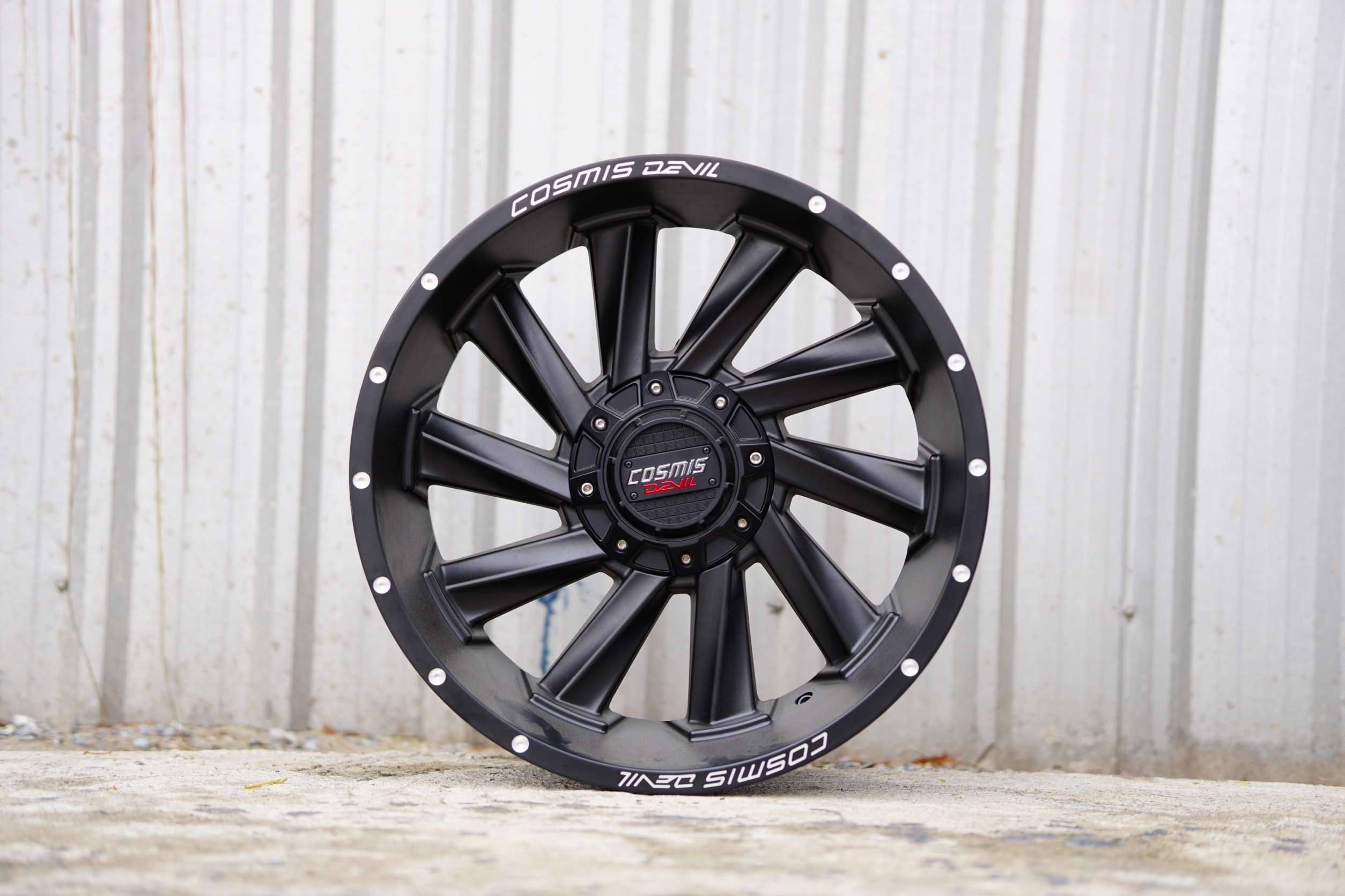 ล้อ COSMIS TWIN DEVIL 20X10 6X139.7 ET-20 ดำด้าน