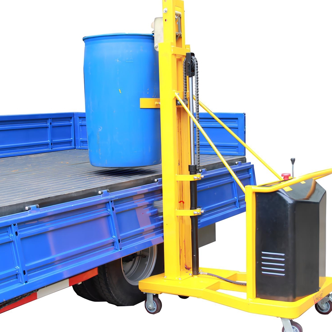 รถยกถังน้ำมันไฟฟ้าและรถยกถังน้ำมันหมุนเทไฟฟ้า รุ่น DT300/DTF300 Electric Drum Stacker