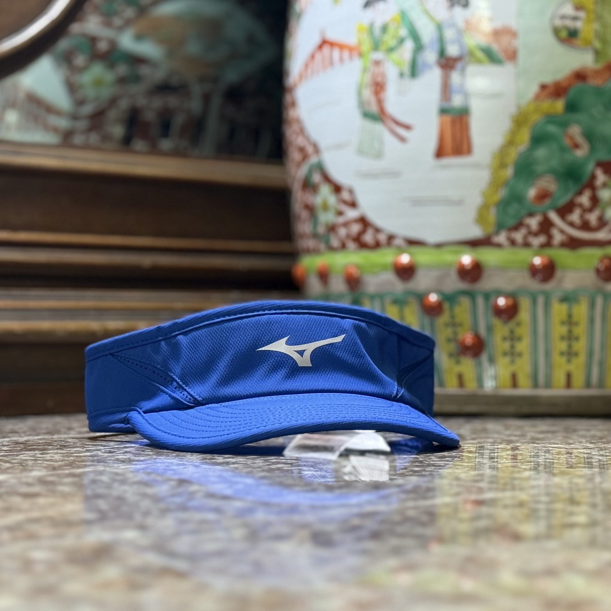 หมวกวิ่ง Mizuno DryLite Running Visor ‘Nebulas Blue‘