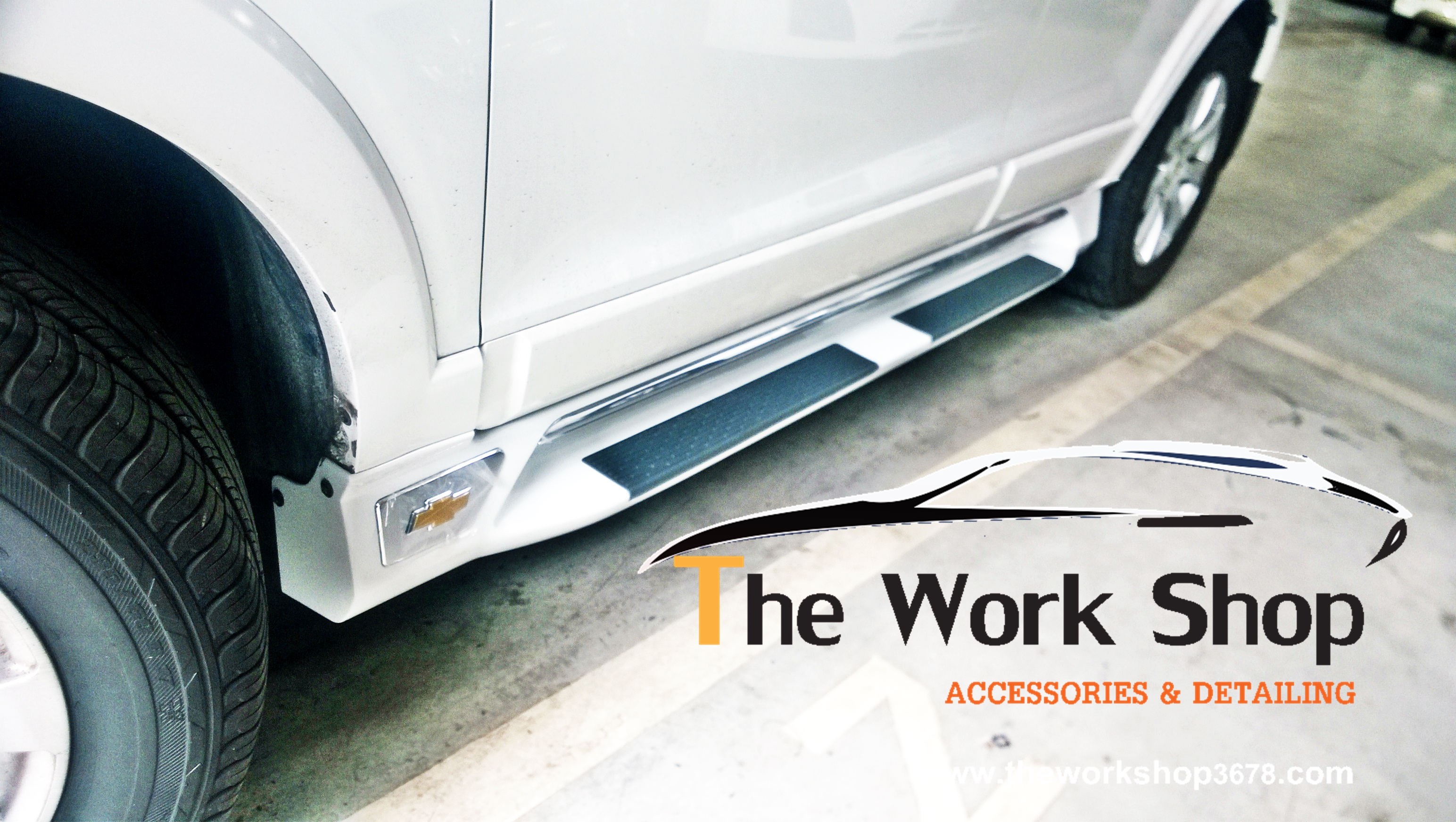 Side Step Primer for Captiva ( บันไดข้างแบบ Limited ทำสีพื้น ))