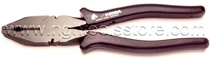 คีมปากจิ้งจก ด้ามดำ ET-508-8" PO KEIBA