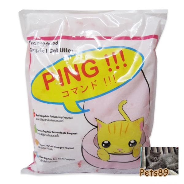 ทรายแมวคริสตัล Ping ขนาด 5 ลิตร