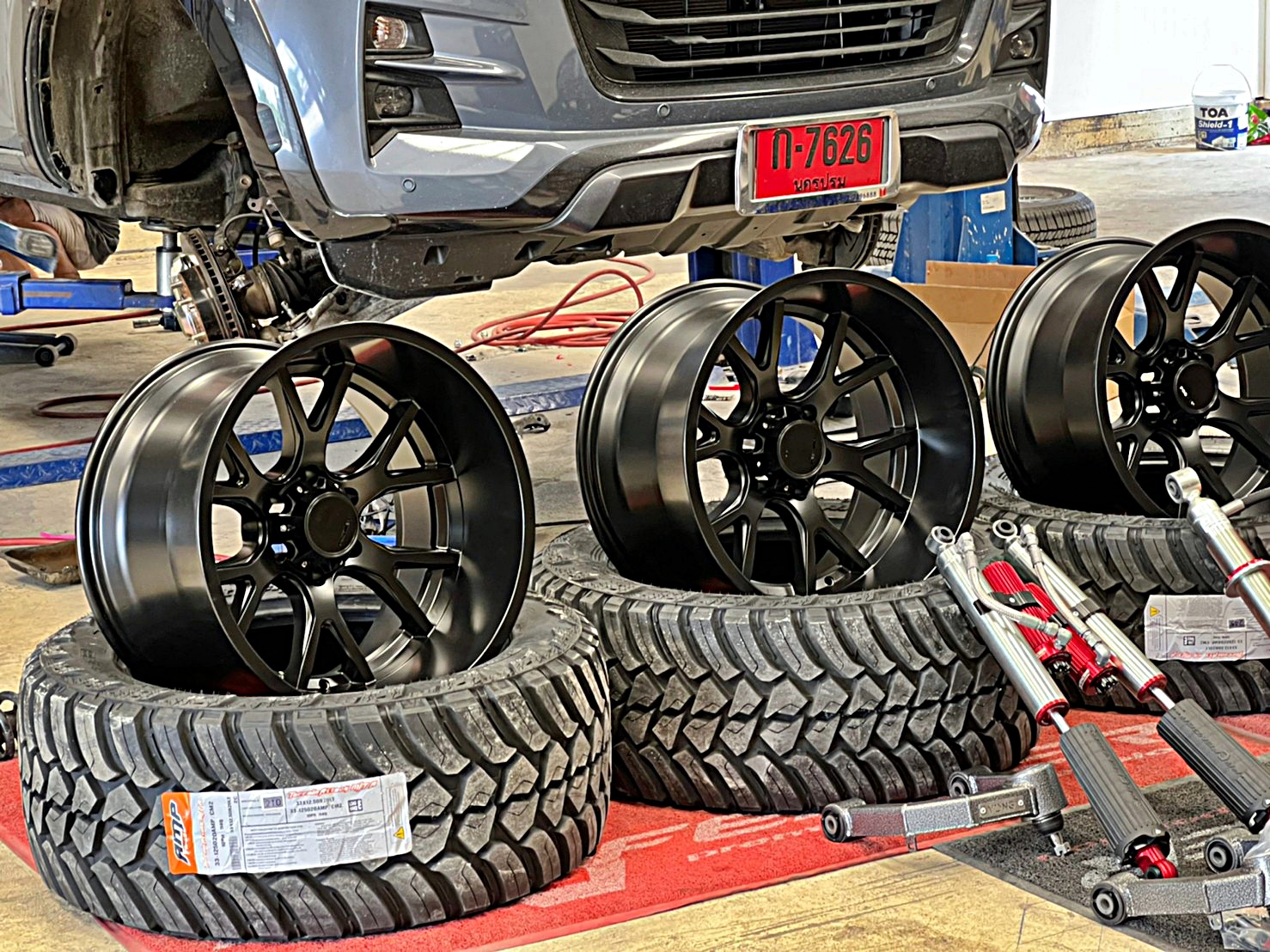 D_MAX_ทะเบียนนครปฐม ทำทรงเมกาที่ STEP9