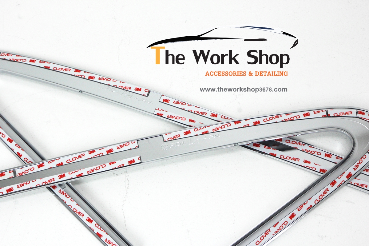 A Pillar Molding for Rio 5 Door ( ชุดโครเมี่ยมแต่งฐานกระจก )