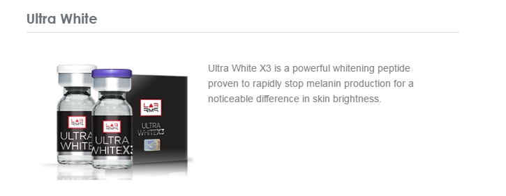 Ultra White X3 Powerful Whitening Peptide สารสกัดจาก มะเขือเทศ ธรรมชาติ 100% ให้ความขาวที่สว่างกระจ่าง เหมือนนีออนสะท้อนแสง