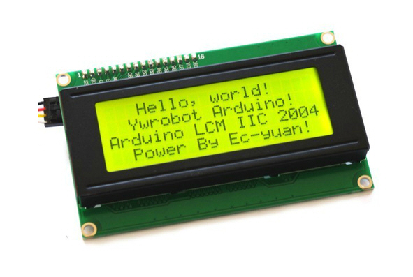 โมดูลแสดงผลจอ LCD 20 ตัวอักษร 4 บรรทัด มี BACKLIGHT พร้อม I2C Interface