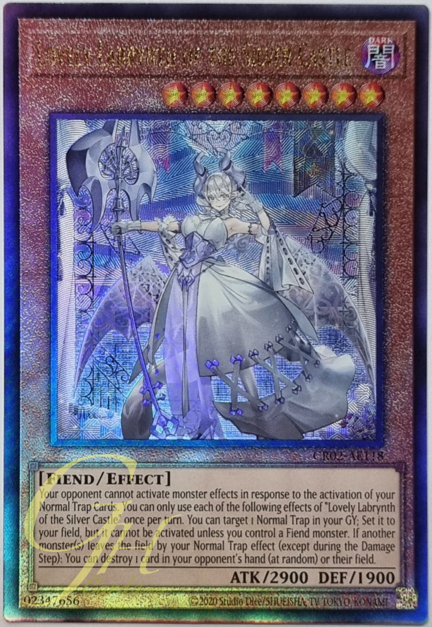 Yugioh [CR02-AE118] Lovely Labrynth of the Silver Castle (Ultimate Rare)