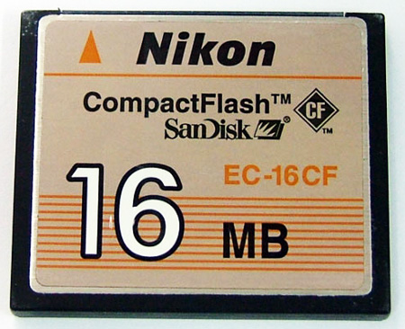 Nikon CF Card 16MB 8X / Compact Flash Card