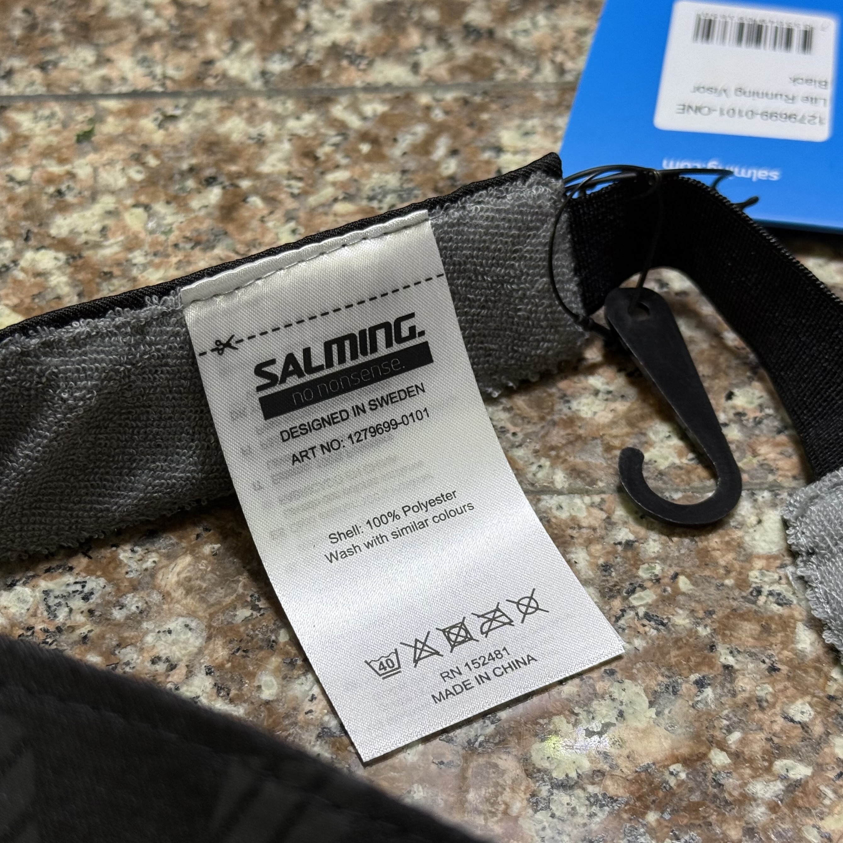 หมวกวิ่ง Salming Lite Running Visor ‘BLACK’
