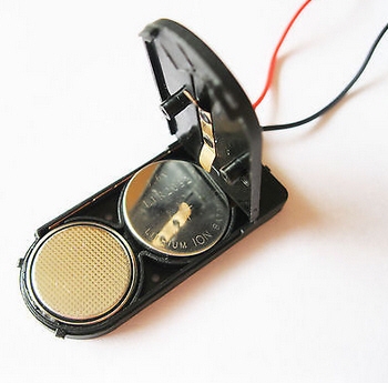 BATTERY HOLDER SOCKET รางถ่านกระดุม CR2032 ใส่ได้ 2 ก้อน 6V (ก้อนละ 3V) พร้อมสวิตช์