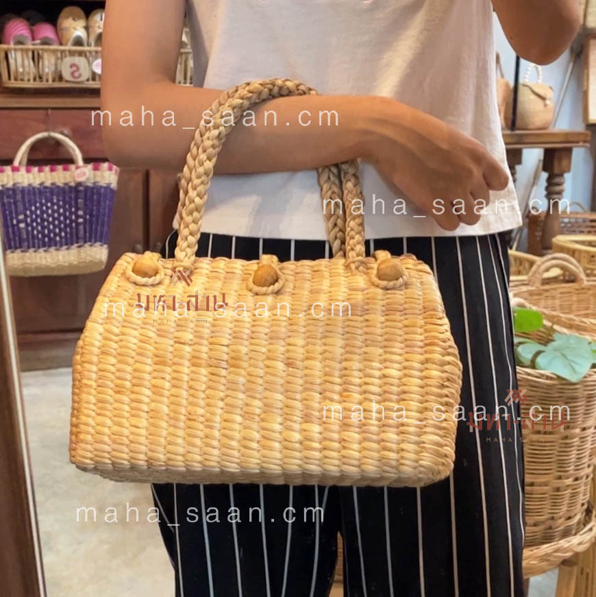 กระเป๋าสานผักตบชวา เกาหลีเกาใจ crossbody bag ถูกที่สุด🌰