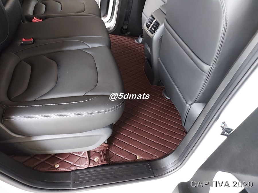พรมปูพื้นรถยนต์ CHEVROLET CAPTIVA 2020 พรม5D VIP ลายสามมิติ เต็มคัน 9ชิ้น รวมแผ่นท้าย +ปิดเบาะ