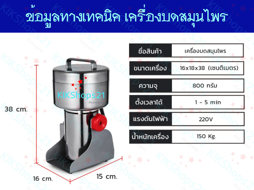 เครื่องบดอุตสาหกรรมขนาดเล็ก