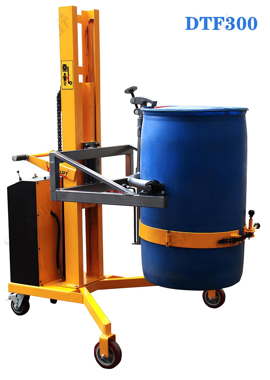 รถยกถังน้ำมันไฟฟ้าและรถยกถังน้ำมันหมุนเทไฟฟ้า รุ่น DT300/DTF300 Electric Drum Stacker