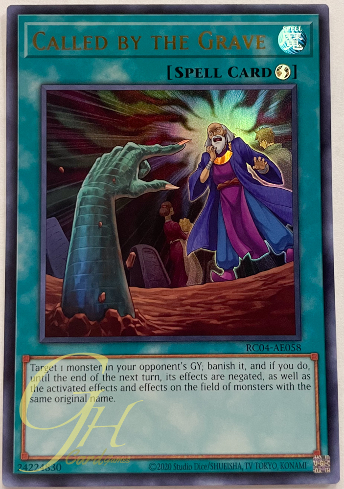 Yugioh [RC04-AE058] Called by the Grave (Ultra Rare)