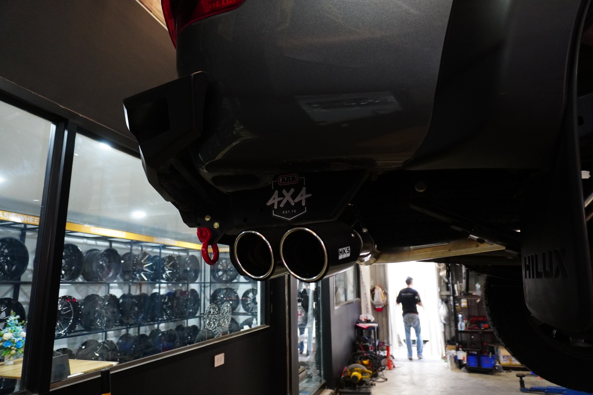 ท่อ HKS จากญี่ปุ่น Side muffler Twin Crb 𝙃𝙆𝙎 𝙇𝙀𝙂𝘼𝙈𝘼𝙓 TOYOTA REVO