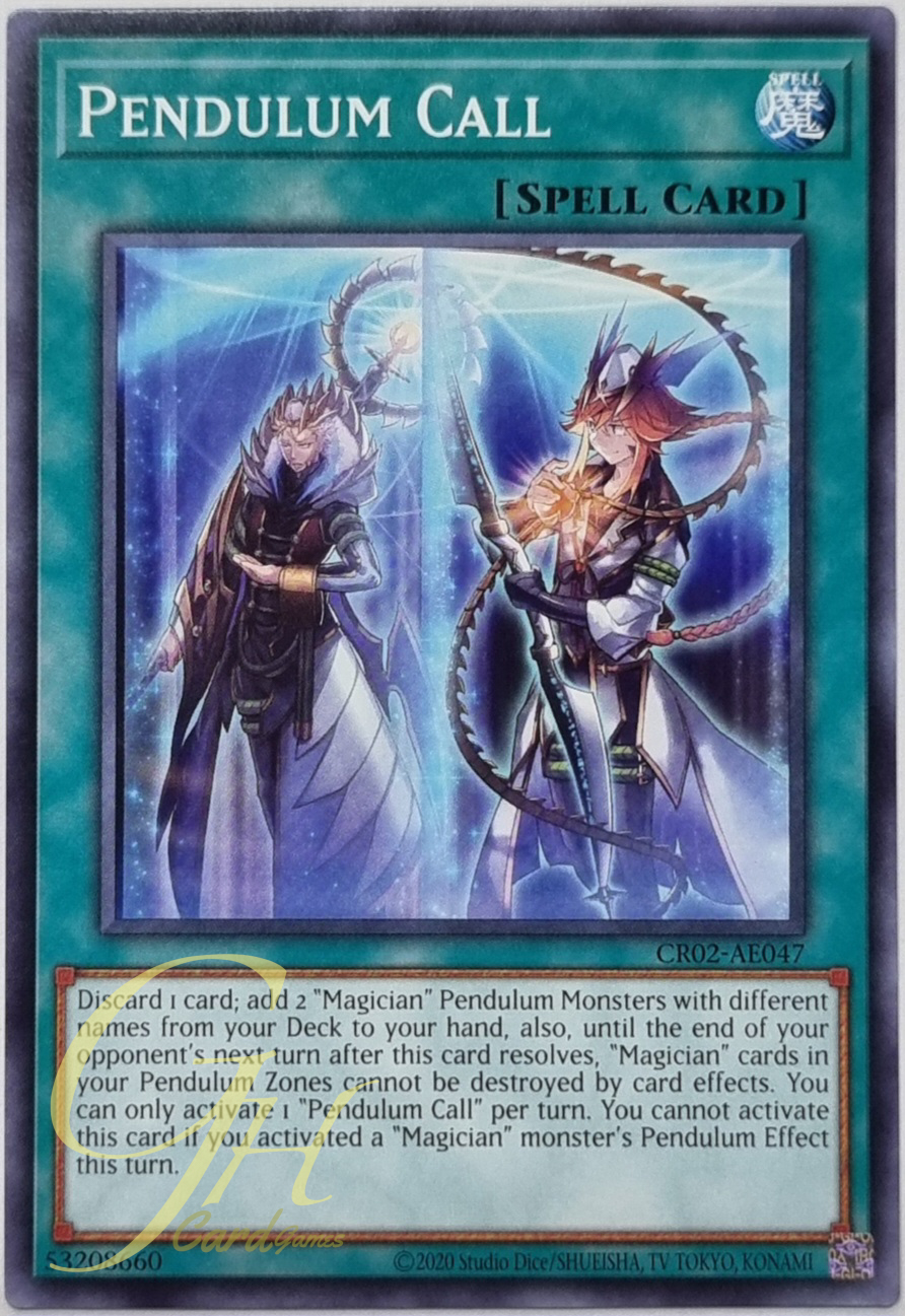 Yugioh [CR02-AE047] Pendulum Call (Common)