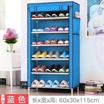 ชั้นวางรองเท้า ตู้เก็บรองเท้า ตู้ใส่รองเท้า 6 ชั้น Shoes Rack จำนวน 21 คู่