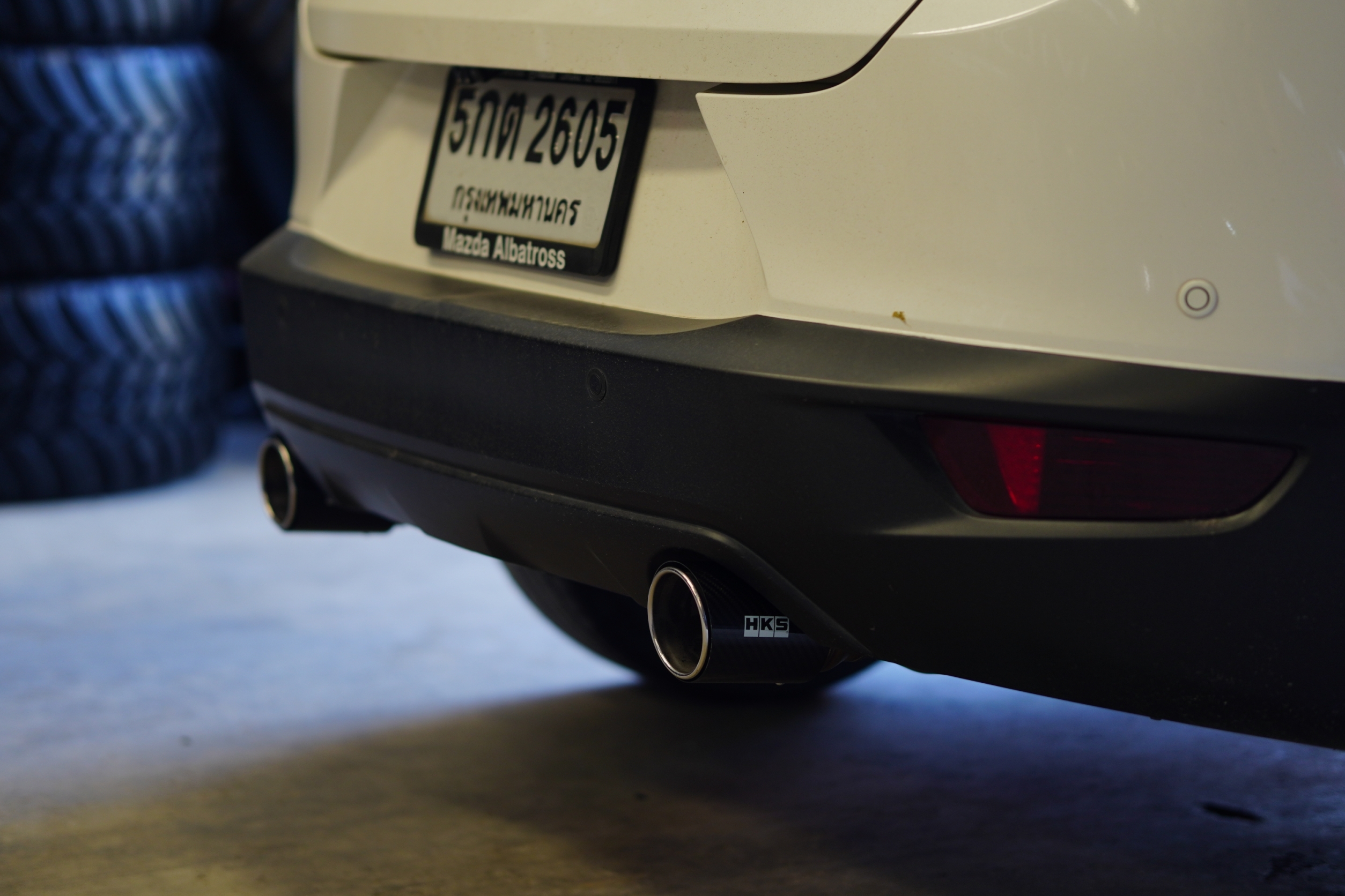 Mazda CX-3 ท่อ HKS ปลายคาร์บอน