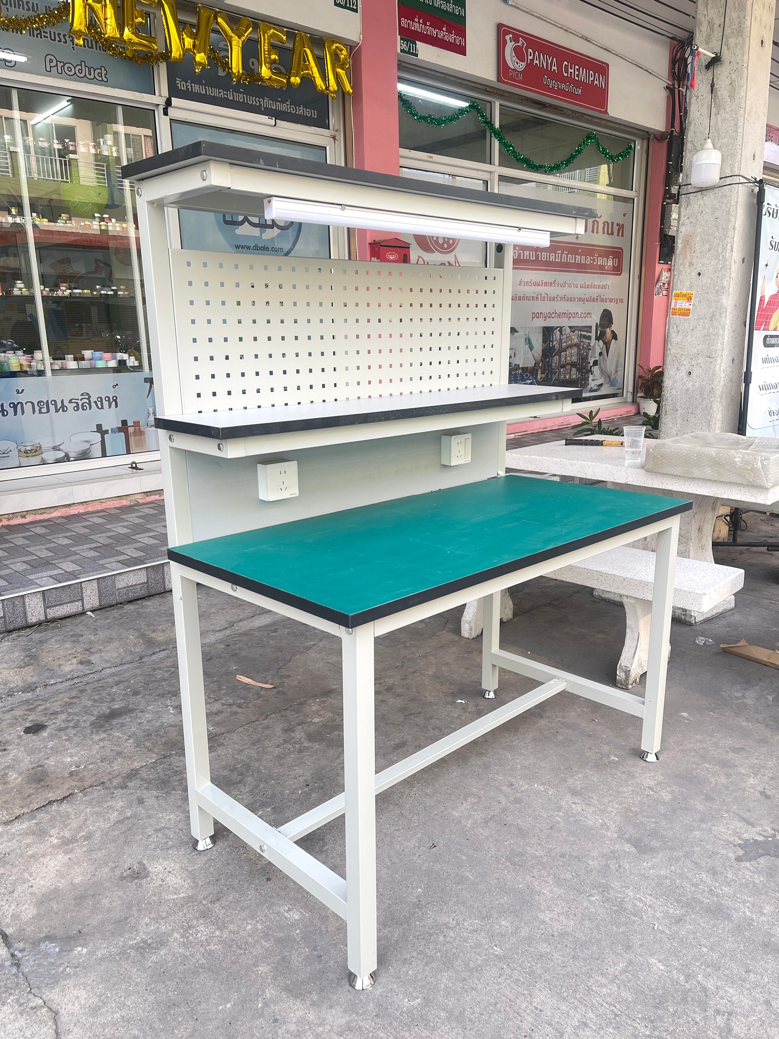 16546 โต๊ะโรงงาน โต๊ะประกอบชิ้นงาน โต๊ะทำงานป้องกันไฟฟ้าสถิต BC-WYGZT-9001