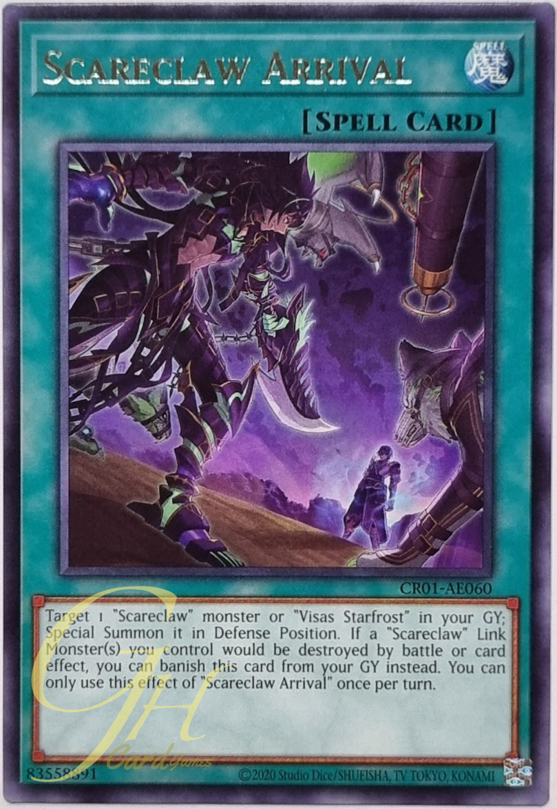 Yugioh [CR01-AE060] Scareclaw Arrival (Rare)