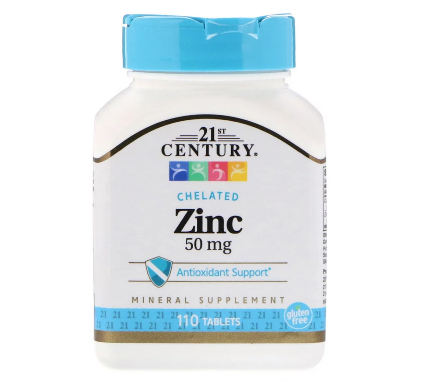 21st Century Health Care, Zinc, 50 mg, 110 Tablets