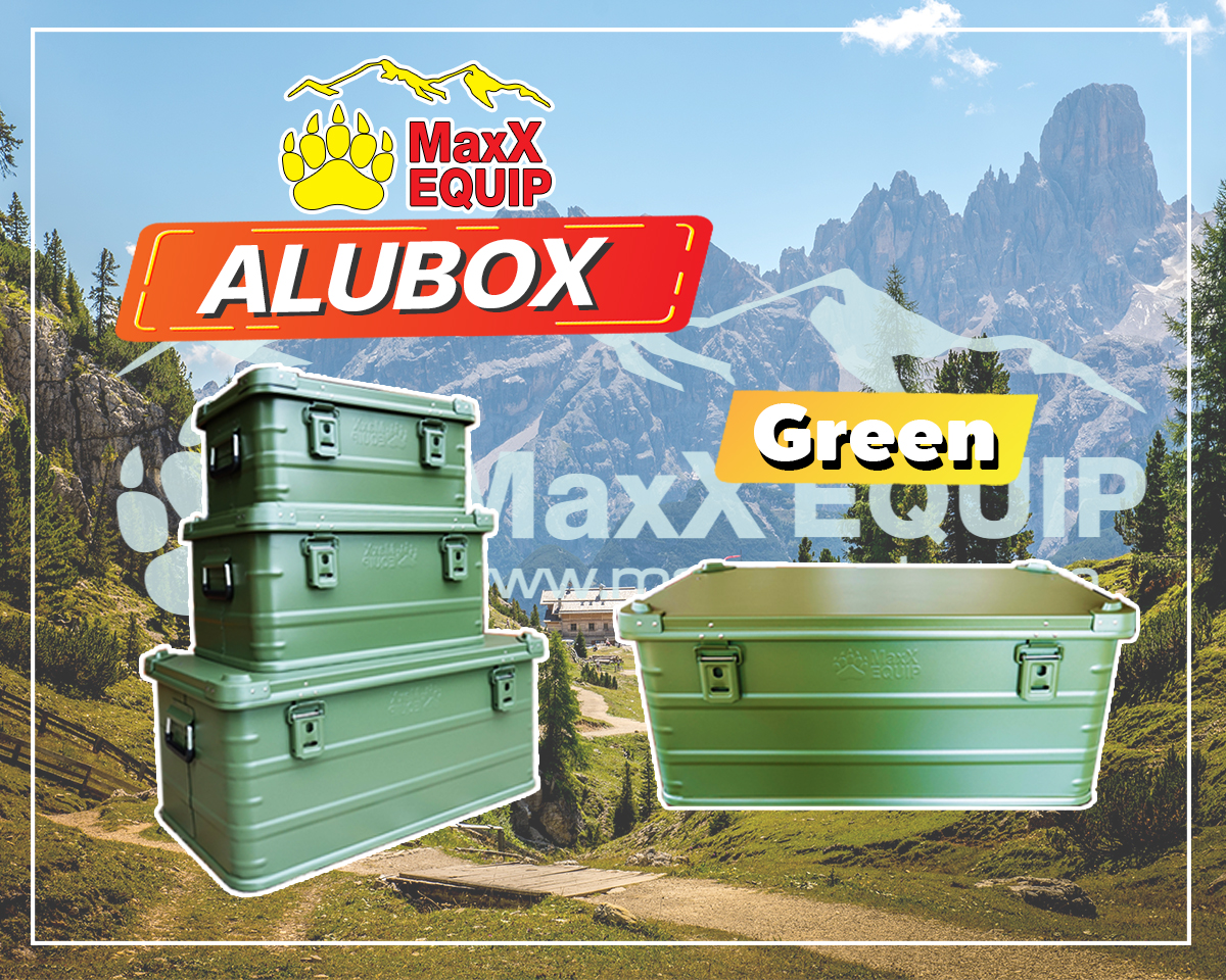 กล่อง alubox green Size S BY MaxX EQUIP
