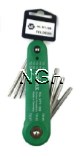 TORX เยอรมัน 8 ตัวชุด สีขาว HAFU