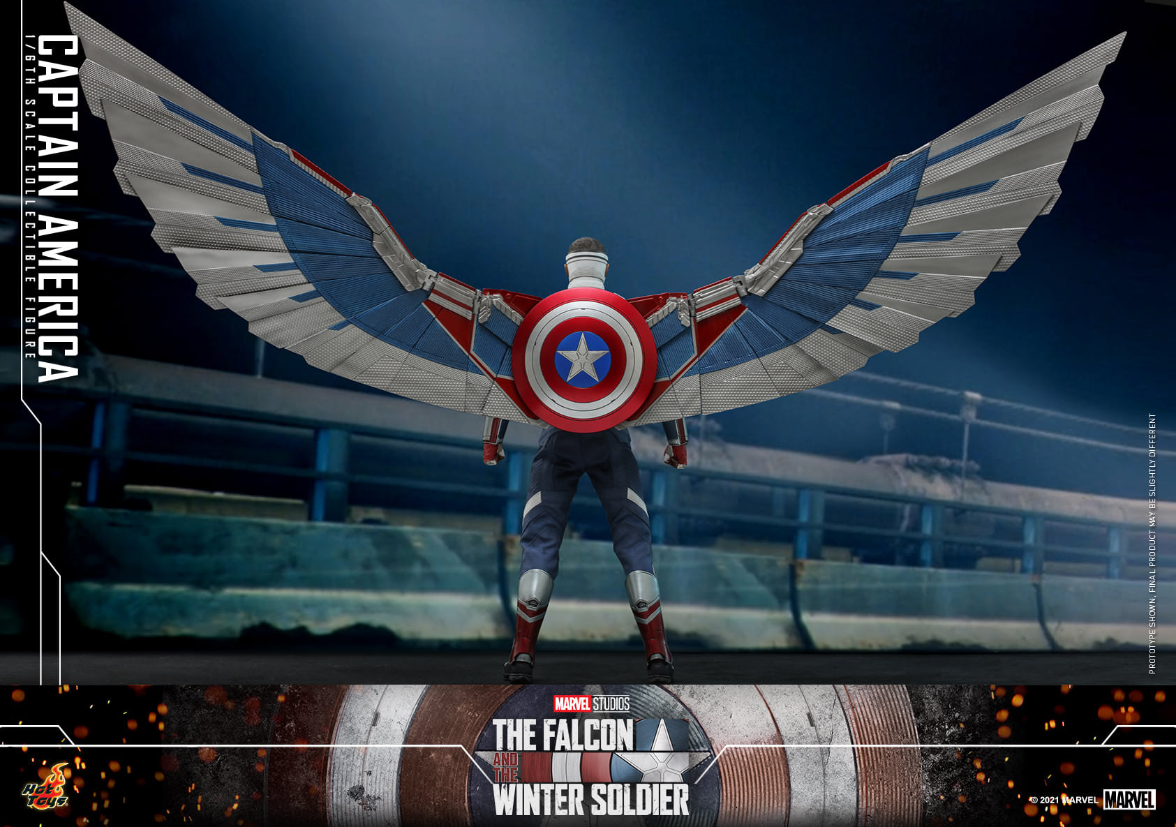 HOT TOYS TMS 40 THE FALCON AND THE WINTER SOLDIER – CAPTAIN AMERICA