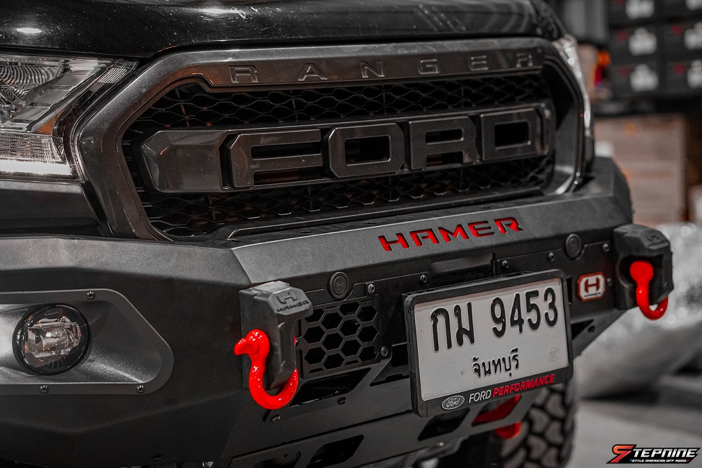 FORD RANGER จองคิวมาจากจันทบุรี ชุดแต่ง HAMER รอบคันที่ STEP9