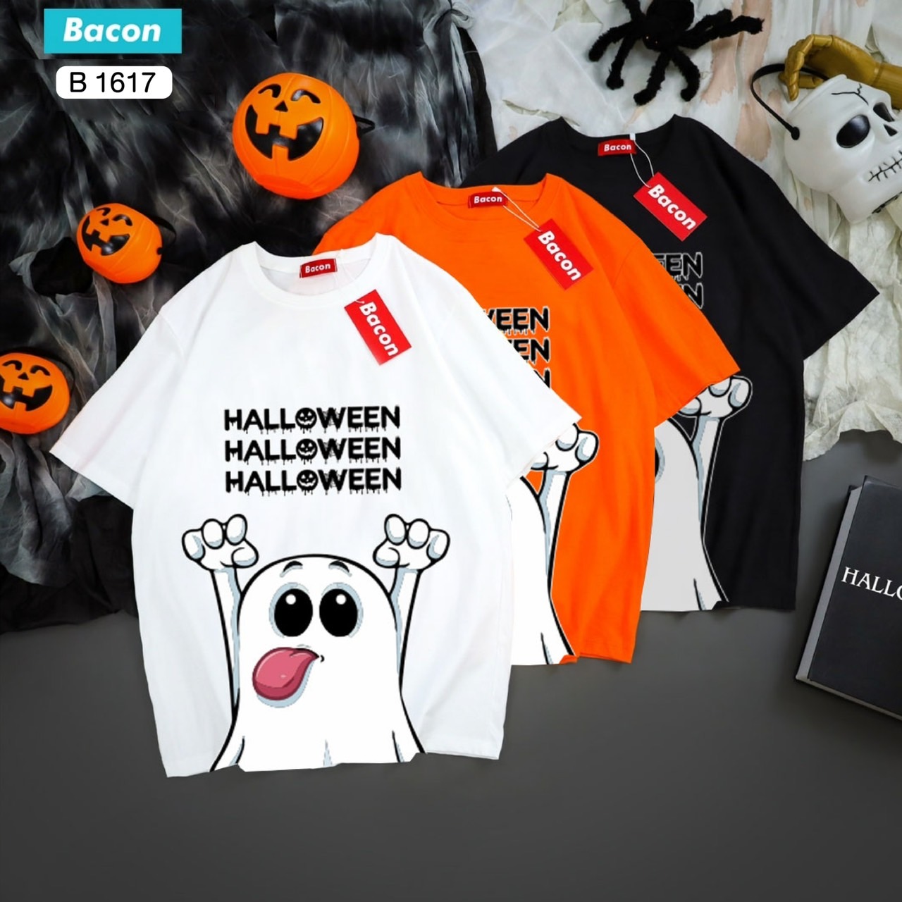 เสื้อHalloweenผีน่ารัก