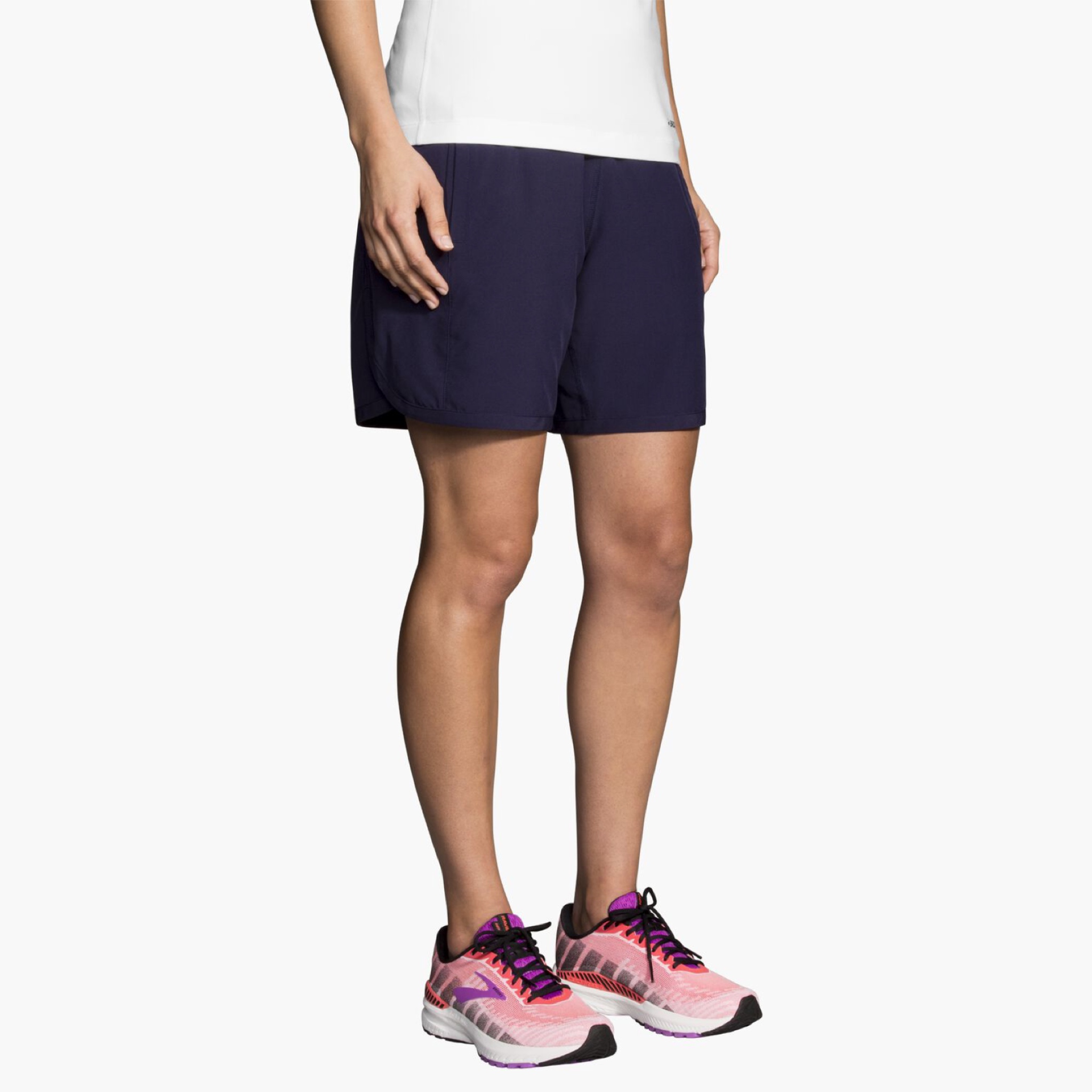 กางเกงวิ่ง Brooks Chaser 7” Women Running Shorts ‘NAVY’ (M)
