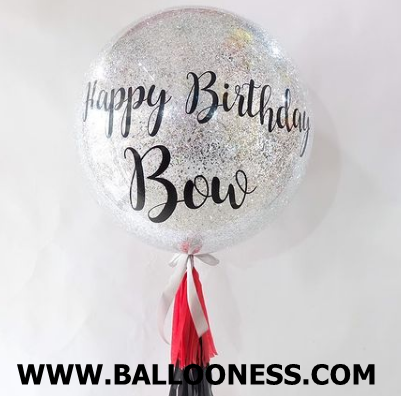 ลูกโป่งกลิตเตอร์ขนาด30นิ้ว / Medium Balloon Gitter Size 30"