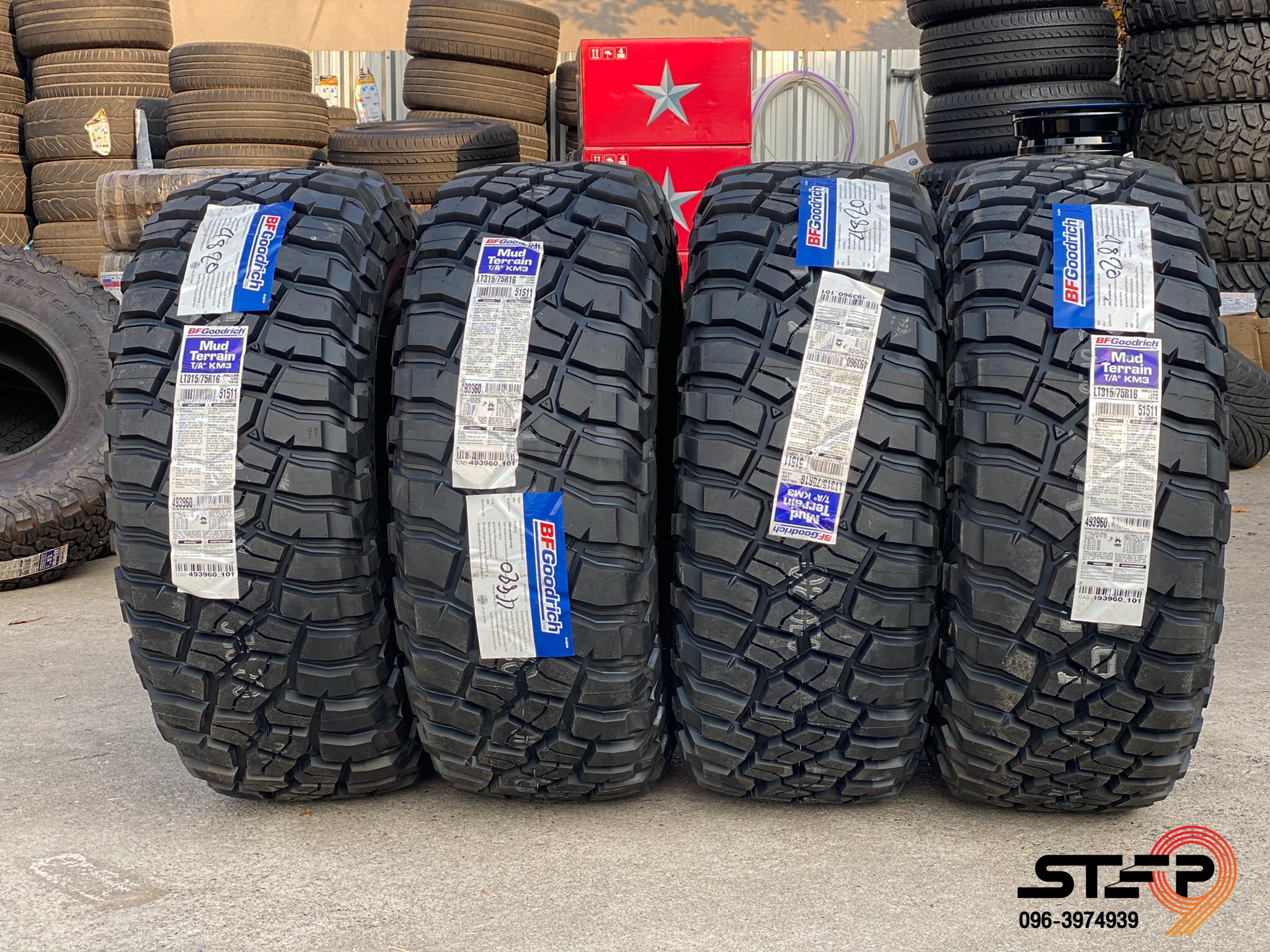 BF GOODRICH KM3 315/75-16 ราคาถูก ต้อง STEP9 เท่านั้น
