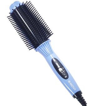 Yuriko หวีแปรงไฟฟ้า ยืดตรง ม้วนโรล ทำวอลลุ่ม รุ่น Nova 8810 (สีฟ้า) (สีชมพู)