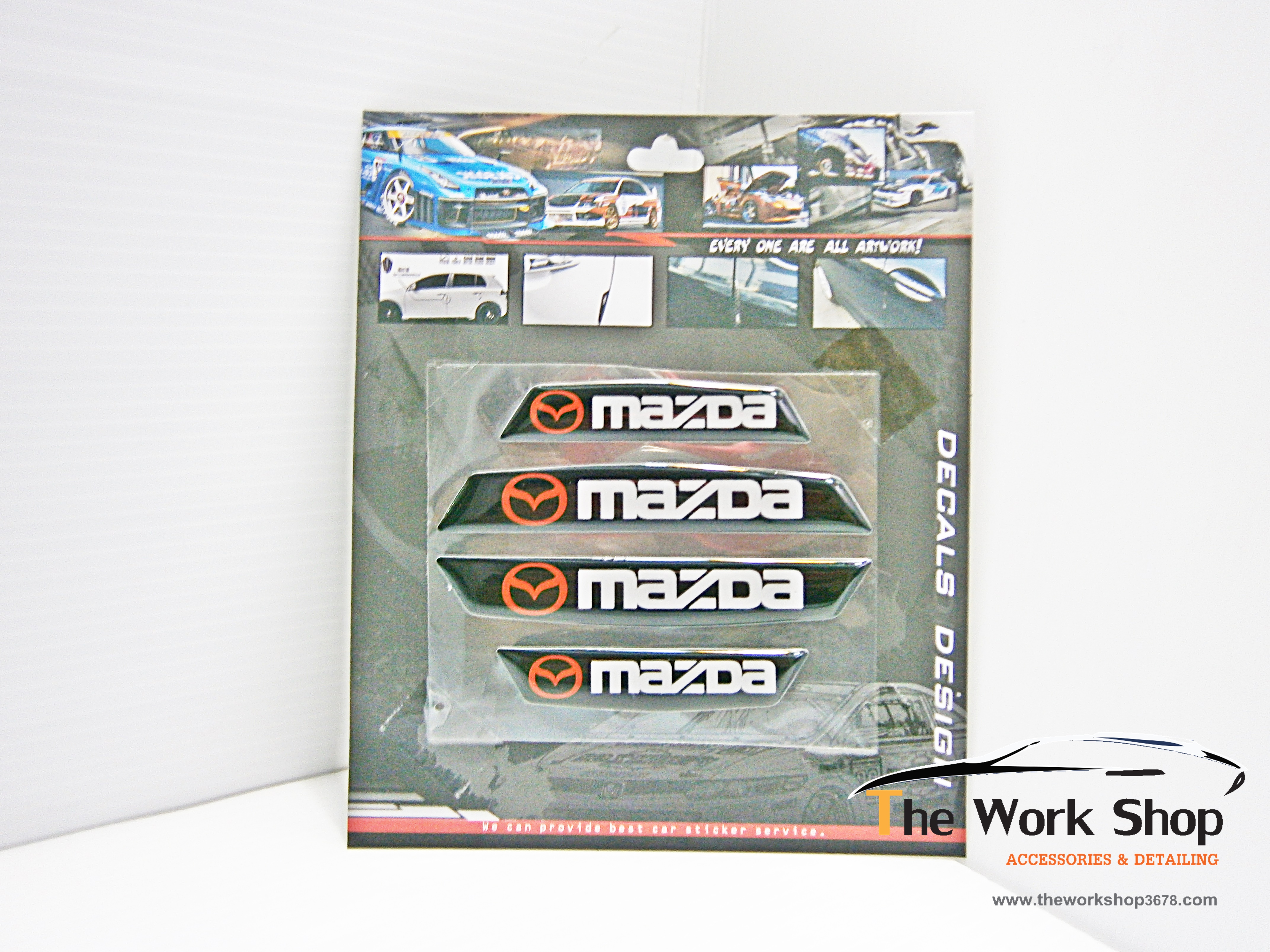 Door Emblem Logo " Mazda " - กันชนขอบประตู