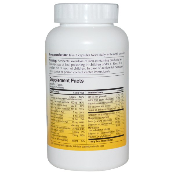 Nature's Way, Prenatal Multi, Vitamin & Mineral, 180 Capsules