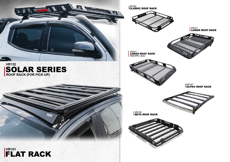 SOLAR SERIES ROOF RACK & FLAT RACK