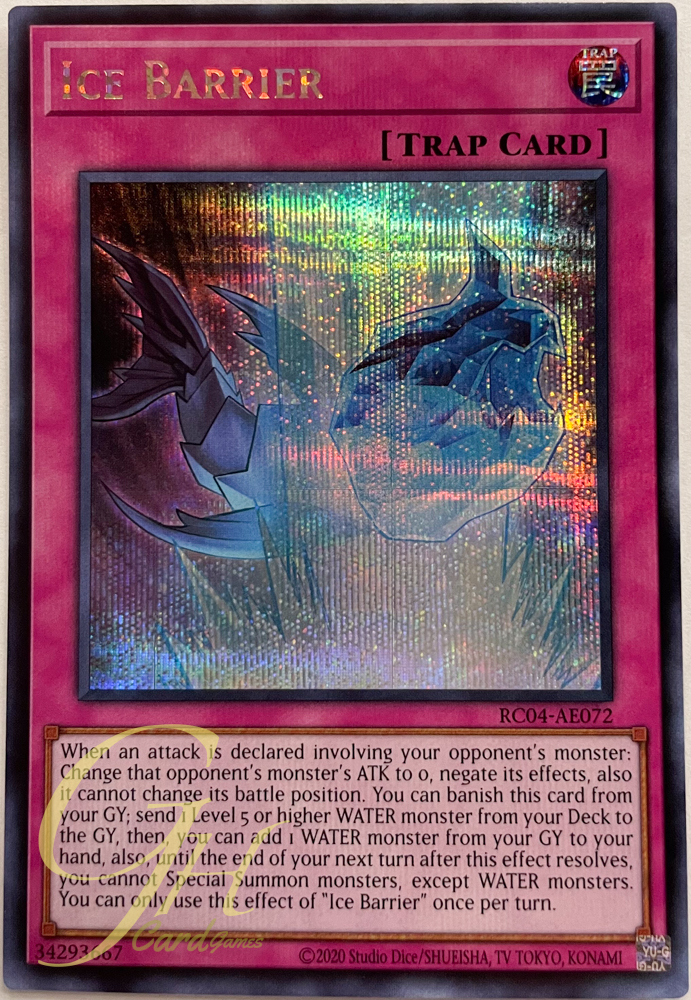Yugioh [RC04-AE072] Ice Barrier (Secret Rare)