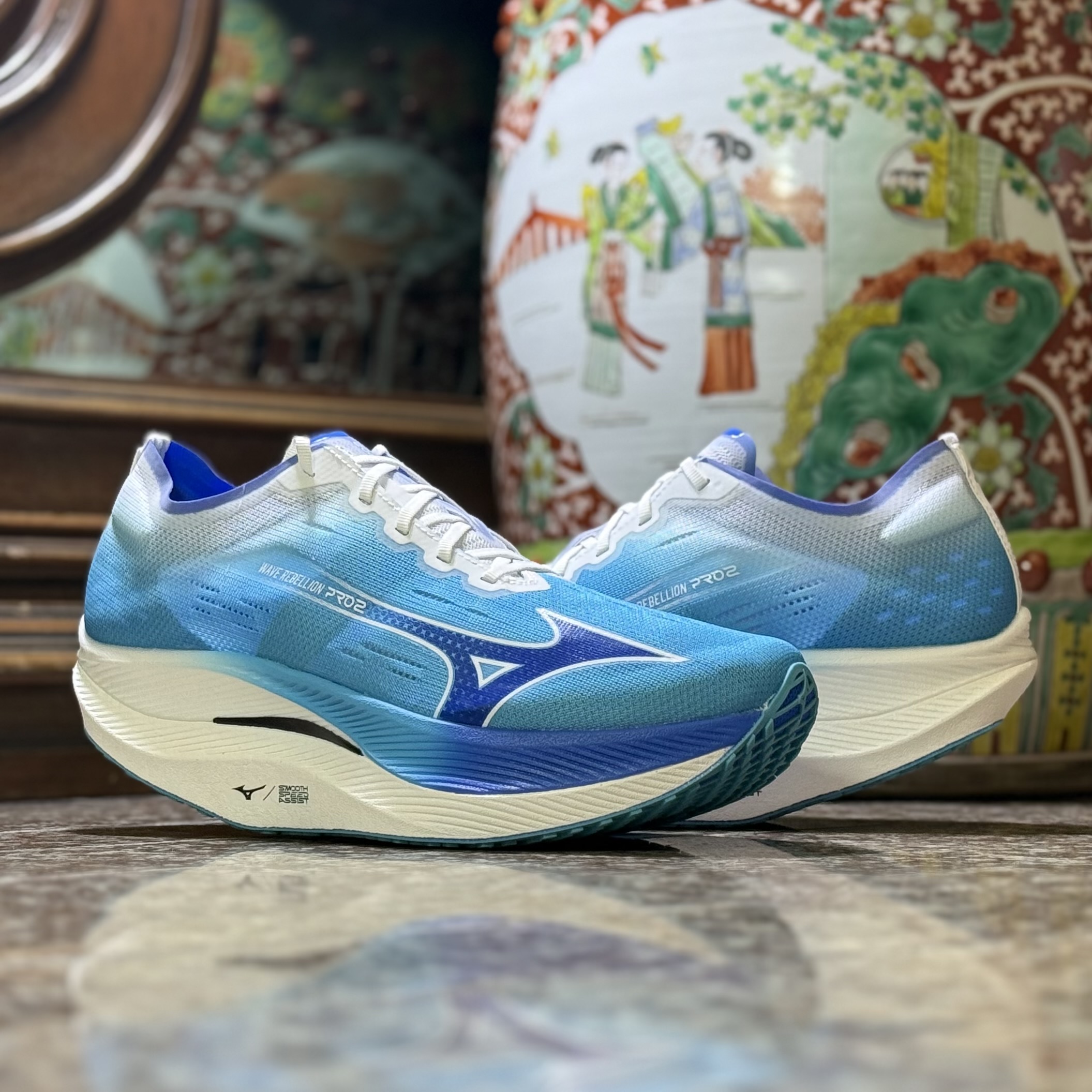 รองเท้าวิ่ง Mizuno Wave Rebellion Pro 2 ‘River Blue’ (M8/8.5/11/11.5US)