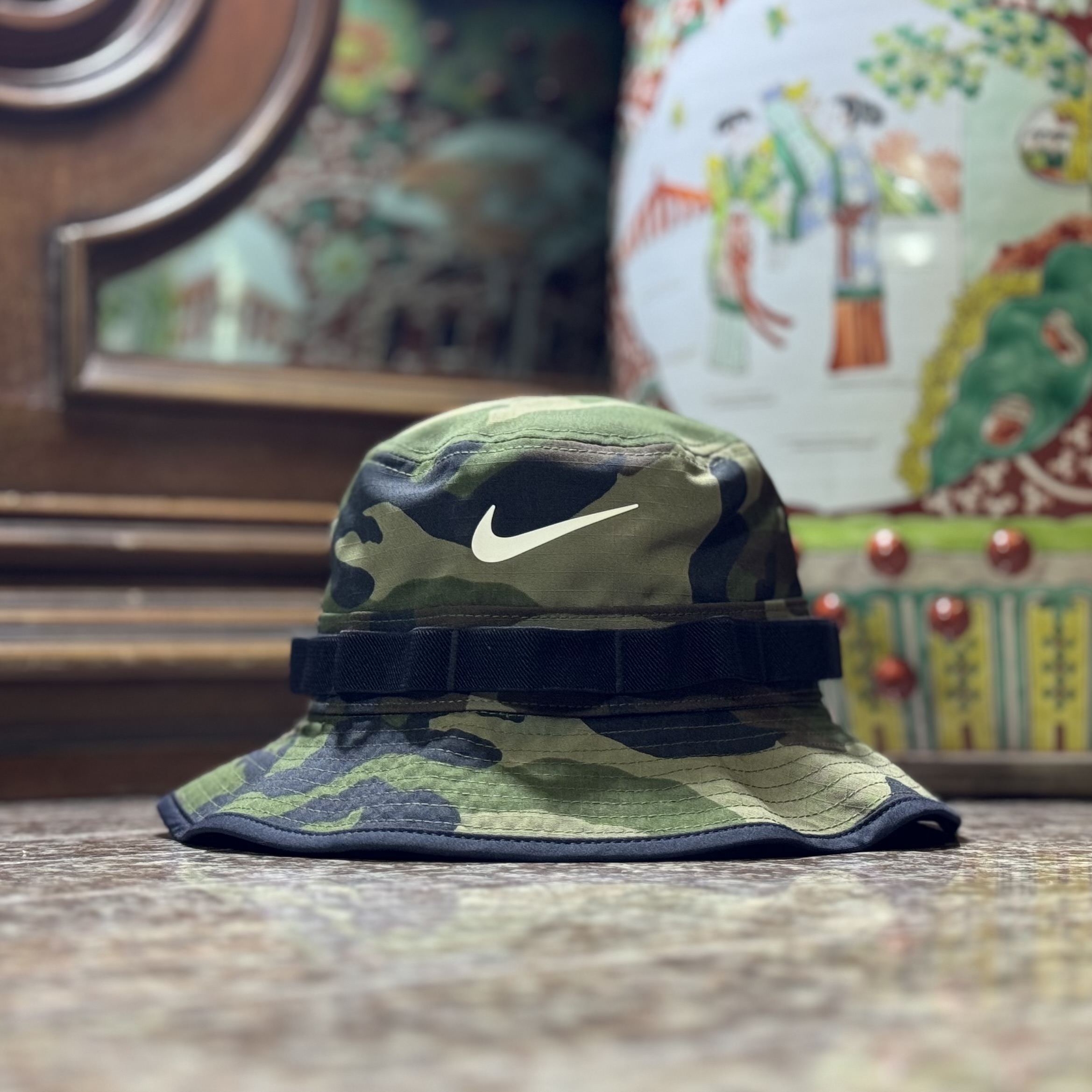 หมวกปีกรอบ Nike Dri-Fit Apex ‘Camo’ Print Bucket Hat (S,M,L)