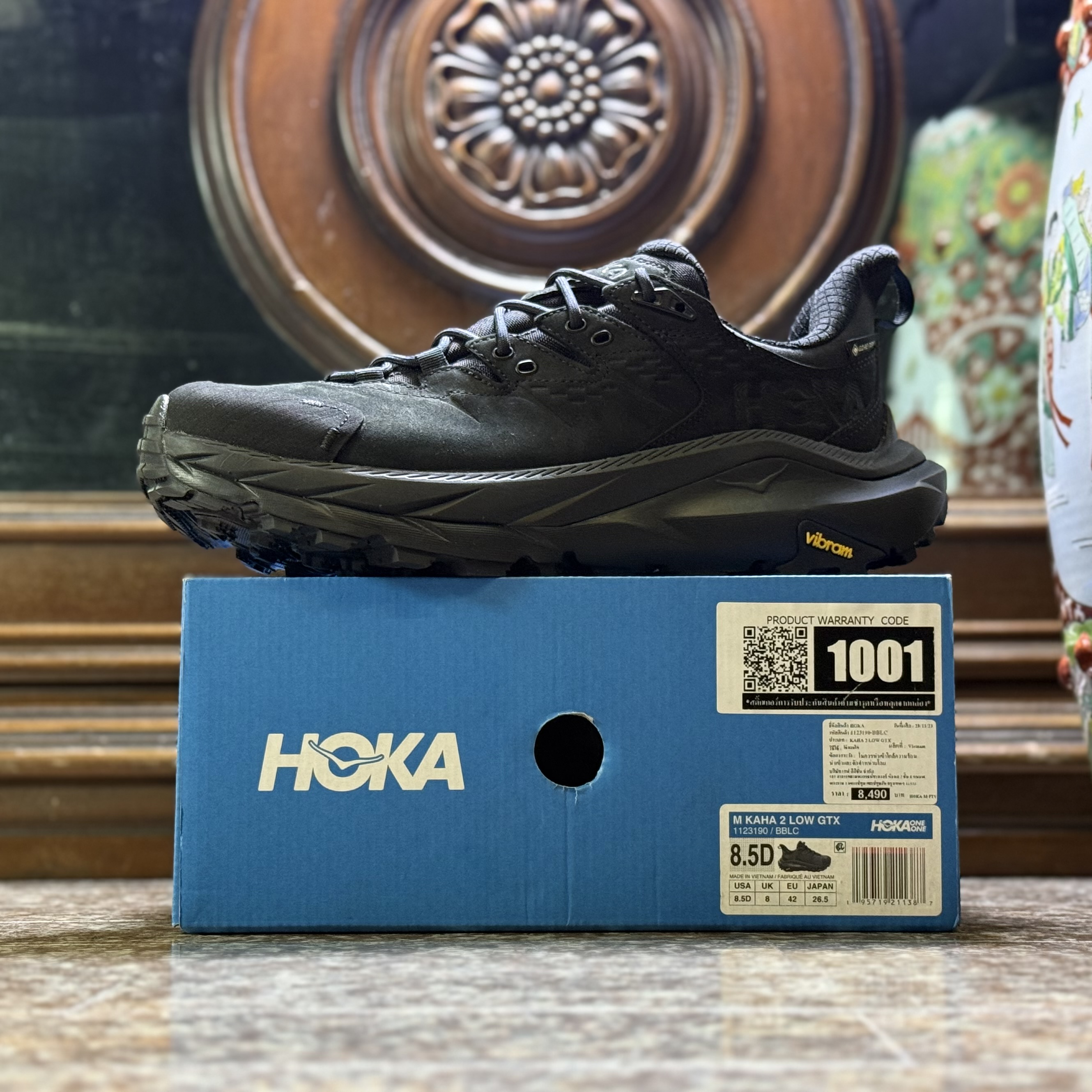 รองเท้าเดินป่า HOKA KAHA 2 Low GTX ‘AllBlack’ (M8.5/9/9.5/10US)